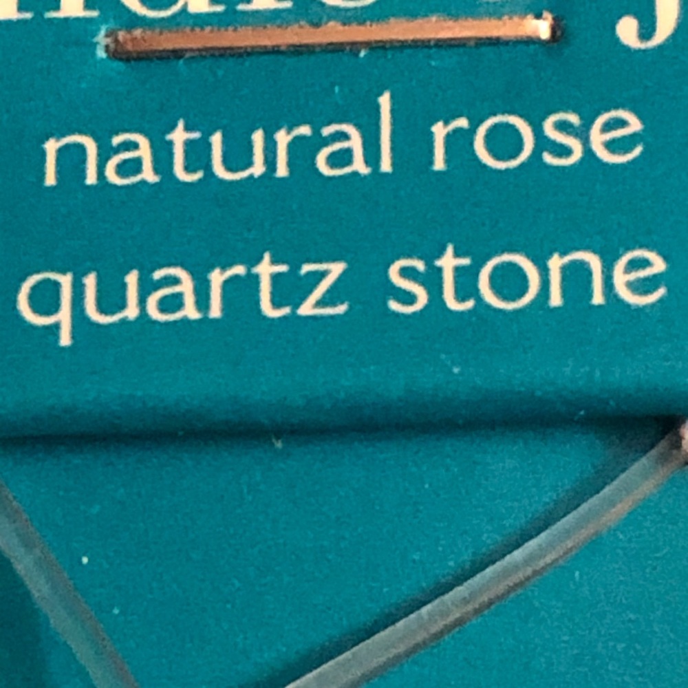 HP - Gorgeous Rose Quartz Heart Earrings - Picture 5 of 5